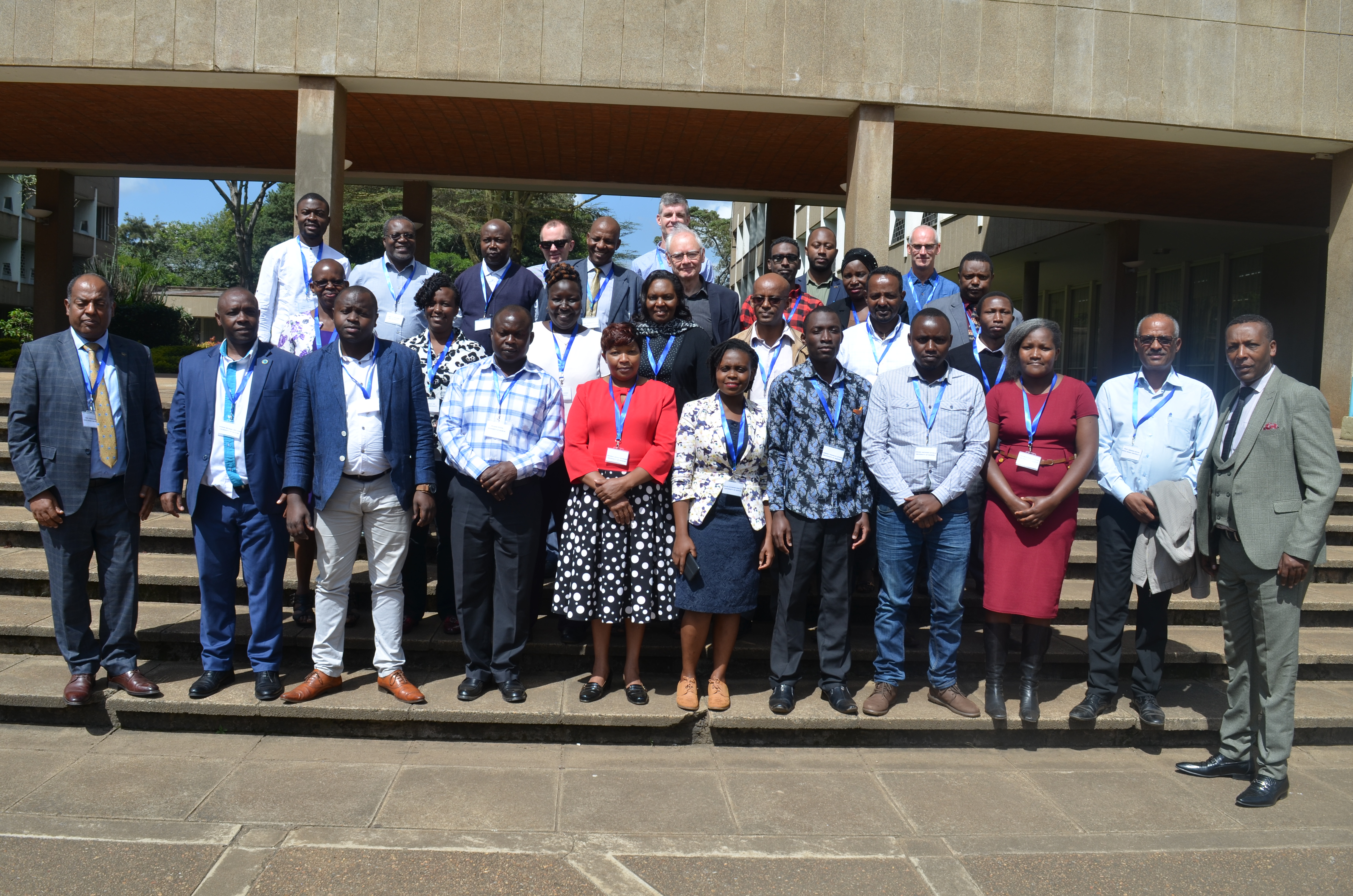 Collaboration in higher education workshop at Kenya Science Campus group photo